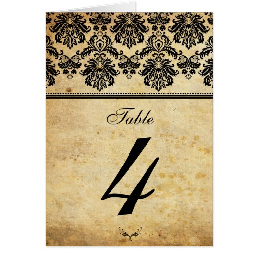 Vintage Damaskatsitznummer (Vorne)