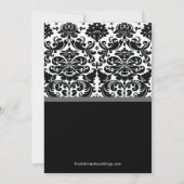 Vintage Damaskus-Engagement Einladung (Rückseite)