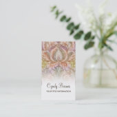 Vintage Damaskus-Visitenkarte Visitenkarte (Stehend Vorderseite)