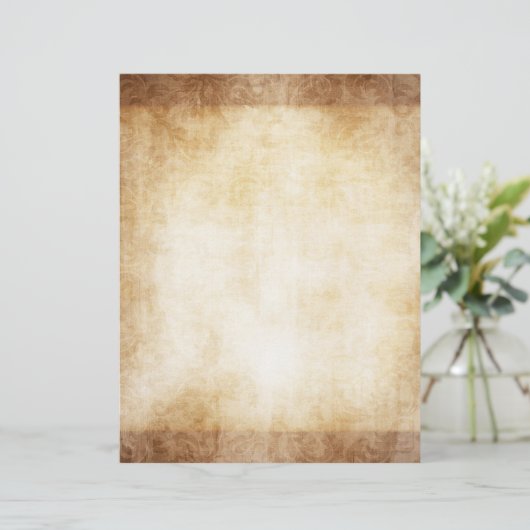 Vintage Damassobordplatte (Stehend Vorderseite)