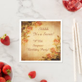 Vintage Damast-Shabby Serviette (Beispiel)