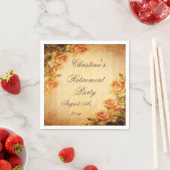 Vintage Damast-Shabby Serviette (Beispiel)