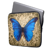 Vintage Damastart Laptopschutzhülle (Vorderseite Links)