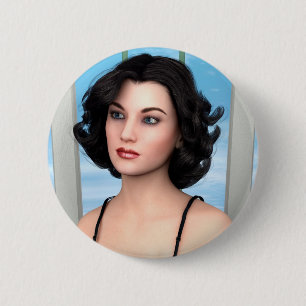 Vintage Dame Button
