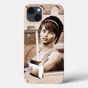 Vintage Dame iPhone 13 Hülle