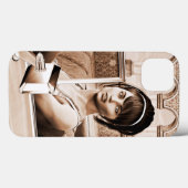 Vintage Dame Case-Mate iPhone Hülle (Rückseite (Horizontal))
