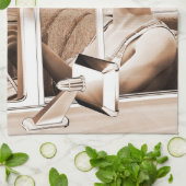 Vintage Dame Handtuch (Gefaltet)