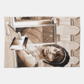Vintage Dame Handtuch (Horizontal)