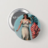 Vintage Dame Liberty Button (Vorne & Hinten)