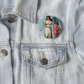 Vintage Dame Liberty Button (Beispiel)