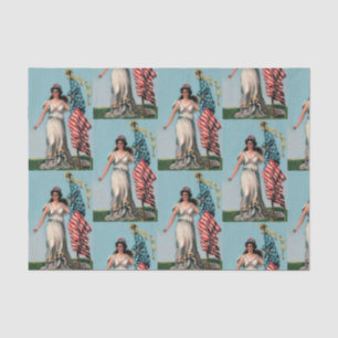 Vintage Dame Liberty Seidenpapier