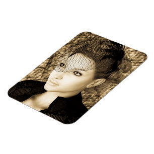 Vintage-Dame Magnet