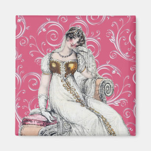 Vintage-Dame Magnet