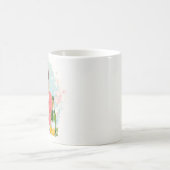 Vintage Dame mit rosé Champagner Kaffeetasse (Mittel)
