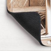 Vintage-Dame Mousepad (Ecke)