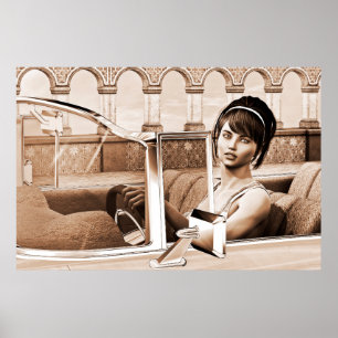 Vintage Dame Poster