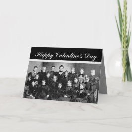 Vintage Damen-Gruppe - Der Valentinstag Feiertagskarte