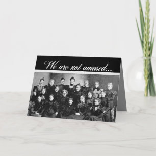 Vintage Damen-Gruppe Happy Birthday Humor Karte