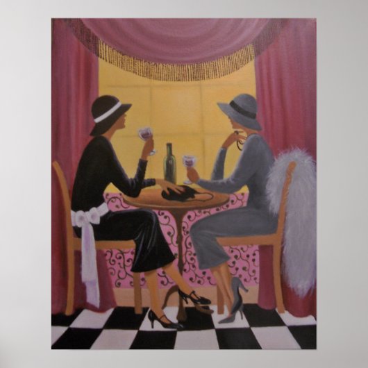 VINTAGE DAMENABEND, POSTER (Vorne)