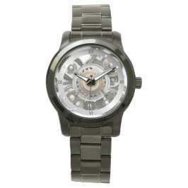 Vintage Dampf-Gear Black Watches Armbanduhr