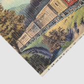 Vintage Dampfbahn, Postkarte Vs 2 Seidenpapier (Ausschnitt)