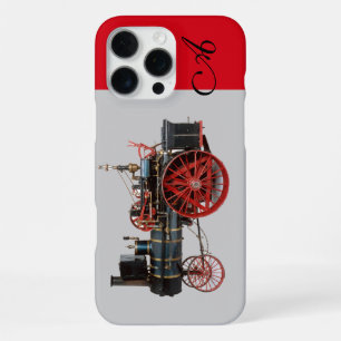 VINTAGE-DAMPFLOK-MONOGRAMM iPhone 16 PRO MAX HÜLLE