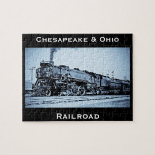 Vintage Dampflokomotive der Chesapeake & Ohio Rail Puzzle