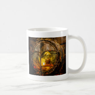 Vintage-Dampflokomotive - Der Scheinwerfer Kaffeetasse