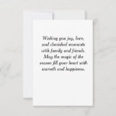 Vintage Dampflokomotive Einladung (Rückseite)