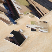 Vintage Dampflokomotive in einem Landschaftlichen Puzzle (Seite)