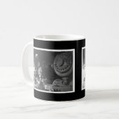 Vintage Dampflokomotive Kaffeetasse (Vorderseite Links)