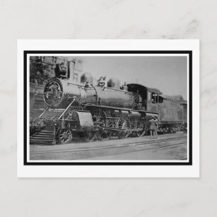 12 Stück Postkarten Warten auf dem Bahnhof Dampflok Lokomotive schwarz weiß 