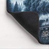 Vintage Dampflokomotive Mousepad (Ecke)