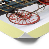 VINTAGE DAMPFLOKOMOTIVE POSTER (Ecke)