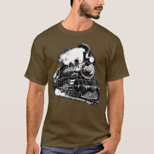 Vintage Dampflokomotive T-Shirt