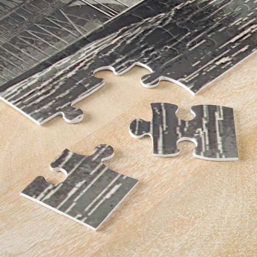 Vintage Dampfschiffe auf einem Puzzle (Seite)