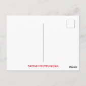 Vintage Dampfzuglokomotive Postkarte (Rückseite)