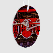 Vintage Dampfzugräder Ornament (Vorderseite)