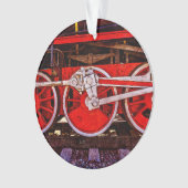 Vintage Dampfzugräder Ornament (Vorderseite)