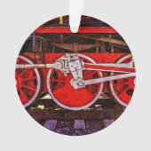 Vintage Dampfzugräder Ornament (Vorderseite)