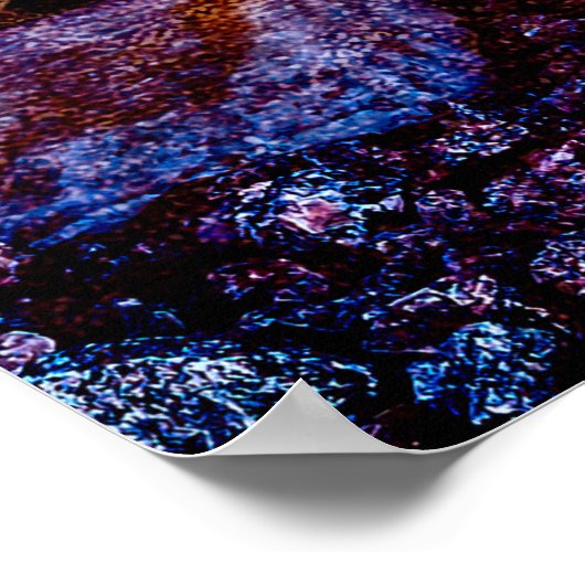 Vintage Dampfzugräder Poster (Ecke)