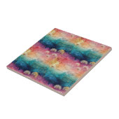 Vintage Dandelion Abstract Pattern (1) Fliese (Seite)