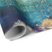 Vintage Dandelion Abstract Pattern (1) Geschenkpapier (Rolleneckpunkt)