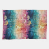 Vintage Dandelion Abstract Pattern (1) Geschirrtuch (Horizontal)