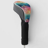 Vintage Dandelion Abstract Pattern (1) Golf Headcover (angewinkelt)