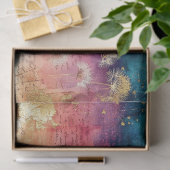 Vintage Dandelion Abstract Pattern (1) Seidenpapier (Geschenk)