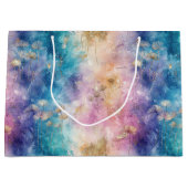 Vintage Dandelion Abstract Pattern (2) Große Geschenktüte (Vorderseite)