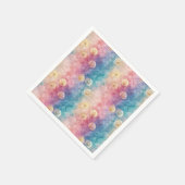 Vintage Dandelion Abstract Pattern (3) Serviette (Ecke)