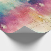 Vintage Dandelion Abstract Pattern (4) Geschenkpapier (Ecke)