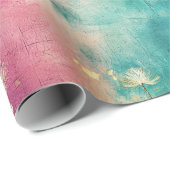 Vintage Dandelion Abstract Pattern (4) Geschenkpapier (Rolleneckpunkt)